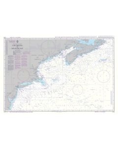 ADMIRALTY Chart 5135: Instructional Chart - Cape Breton To Delaware Bay