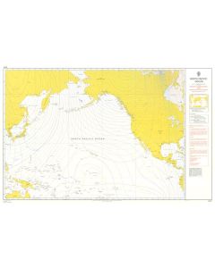 ADMIRALTY Chart 5377: North Pacific Ocean - Magnetic Variation 2010 And Annual Rates Of Change