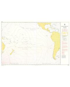 ADMIRALTY Chart 5399: South Pacific Ocean - Magnetic Variation 2010 And Annual Rates Of Change