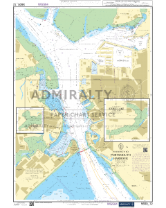 ADMIRALTY Small Craft Chart 5600_12: Entrance to Portsmouth Harbour