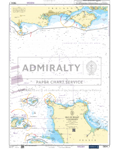 ADMIRALTY Small Craft Chart 5604_1: Isle of Wight to Guernsey