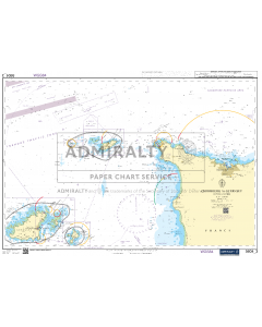 ADMIRALTY Small Craft Chart 5604_3: Cherbourg to Guernsey