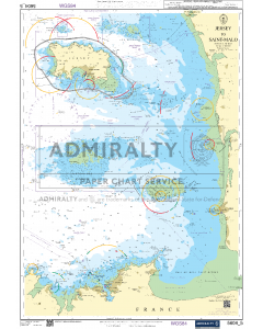 ADMIRALTY Small Craft Chart 5604_5: Jersey to Saint-Malo