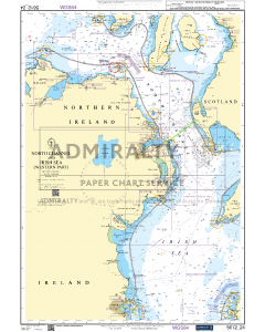 ADMIRALTY Small Craft Chart 5612_24: North Channel and Irish Sea (Western Part)