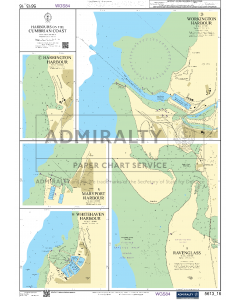 ADMIRALTY Small Craft Chart 5613_16: Harbours on the Cumbrian Coast