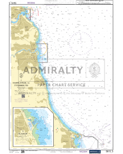 ADMIRALTY Small Craft Chart 5615_5: Hartlepool to Tynemouth