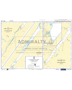 ADMIRALTY Small Craft Chart 5617_20: Caledonian Canal Central Part