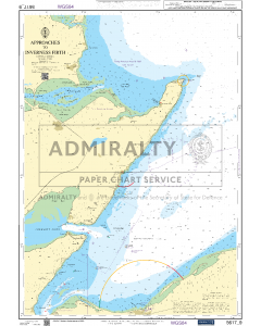 ADMIRALTY Small Craft Chart 5617_9: Approaches to Inverness Firth