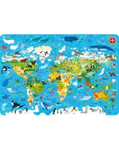 Usborne Atlas and Jigsaw - Animals of the World