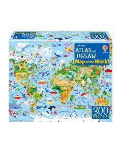 Usborne Atlas and Jigsaw - Map of the World