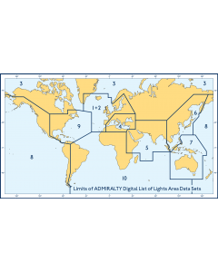 ADMIRALTY Digital List of Lights (ADLL) Coverage