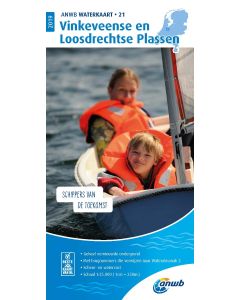 ANWB Waterkaart 21 - Vinkeveense en Loosdrechtse Plassen