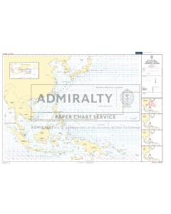 ADMIRALTY Chart 5141[08]: Routeing Chart Malacca Strait To Marshall Islands - August