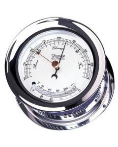 Chrome Plated Atlantis Barometer/Thermometer