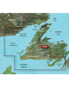 Garmin BlueChart g3 Vision - Newfoundland West (VCA008R)