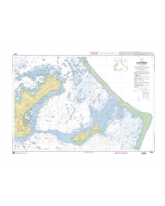 SHOM Chart 6463: Île Mangareva - Passe de l'Ouest