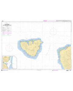 SHOM Chart 6658: Île de Moorea - Côte Nord-Ouest de Tahiti