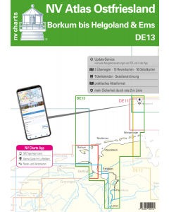 DE13: NV Atlas Ostfriesland - Borkum bis Helgoland & Ems