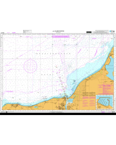 ADMIRALTY Chart DE1671: Approaches to Rostock and Kadetrinne