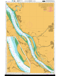ADMIRALTY Chart DE47: River Elbe, Brokdorf to Wedel