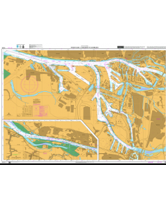 ADMIRALTY Chart DE48: River Elbe - Luhesand to Hamburg