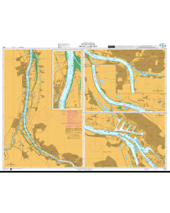 ADMIRALTY Chart DE5: River Weser - Brake to Bremen