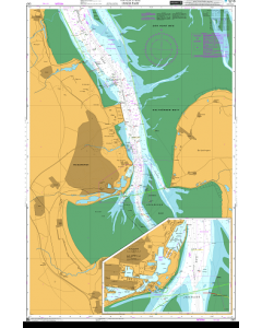 ADMIRALTY Chart DE7: River Jade - Inner part