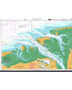 ADMIRALTY Chart DE90: Entrance to River Ems