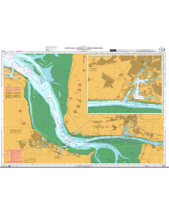 ADMIRALTY Chart DE91: River Ems - Dukegat to Emssperrwerk (Ems Flood Barrier)