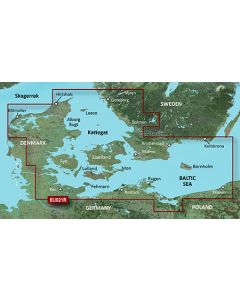 Garmin BlueChart g3 Vision - Denmark East & Sweden Southeast (VEU021R)