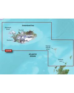 Garmin BlueChart g3 - Iceland to Orkney (HXEU043R)