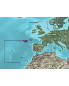 Garmin BlueChart G3 Vision - Europe Atlantic Coast - Coverage