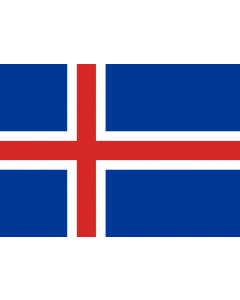 Iceland Courtesy Flag