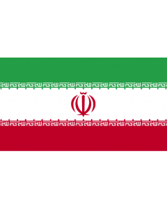 Iran National/Merchant Courtesy Flag
