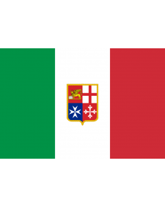 Italy Merchant Courtesy Flag