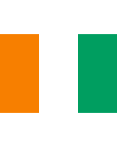 Ivory Coast Courtesy Flag