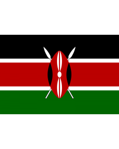 Kenya Courtesy Flag