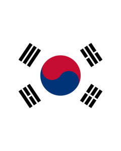 Korea South Courtesy Flag