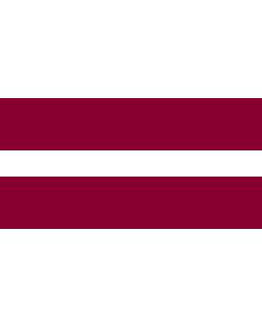 Latvia Courtesy Flag
