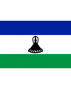 Lesotho Courtesy Flag