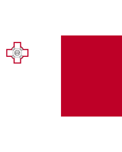 Malta National/Merchant Courtesy Flag