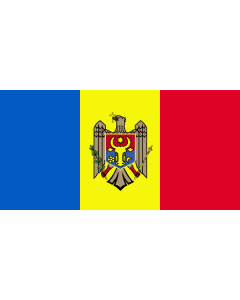 Moldova Courtesy Flag