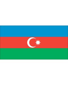 Azerbaijan Courtesy Flag
