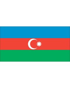 Azerbaijan Courtesy Flag