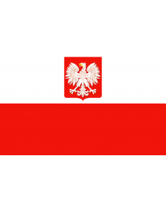 Poland Merchant Courtesy Flag