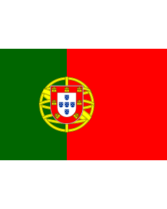 Portugal Sewn Courtesy Flag