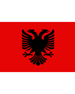 Albania Merchant Courtesy Flag