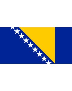 Bosnia Herzegovina Courtesy Flag