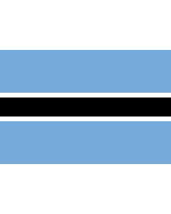 Botswana Courtesy Flag