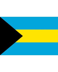 Bahamas 12 x 9 Courtesy Flag Polyester